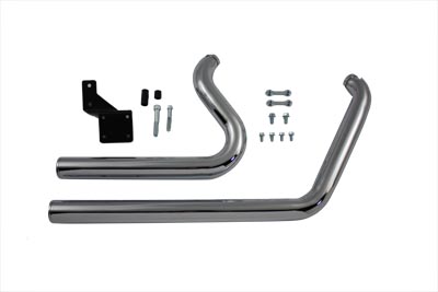 Drag Exhaust Pipe Set Short Stuff Style - Click Image to Close