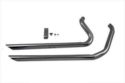 Exhaust Drag Pipe Set Down Slash - Click Image to Close
