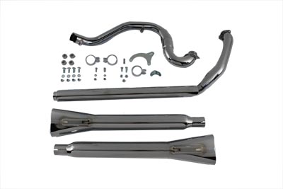 Crossover Exhaust Header and Muffler Kit - Click Image to Close