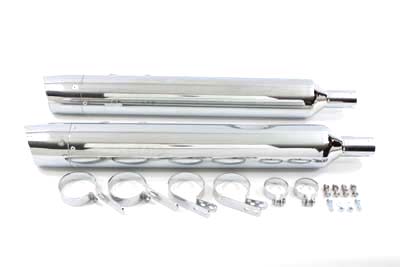 Muffler Set with Billet End Tips - Click Image to Close