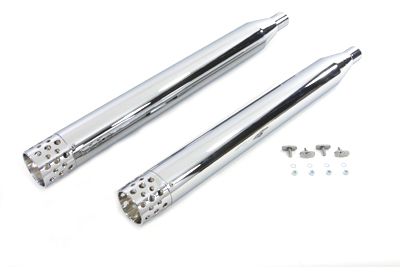 Muffler Set with Chrome Shooter Style End Tips