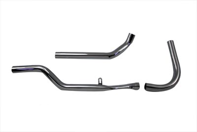 Exhaust Drag Pipe Set Side by Side Shorty Style - Click Image to Close
