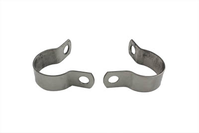 Handlebar Clamp Set Stainless Steel - Click Image to Close