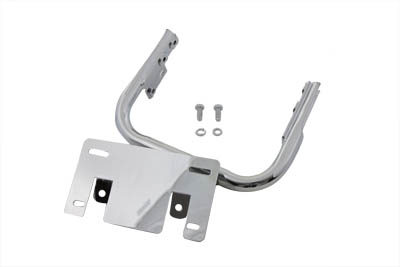 Chrome Lay-Down License Plate Bracket - Click Image to Close