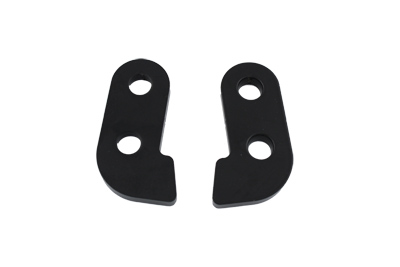 Rear Fender Mount Weld On Brackets Black - Click Image to Close