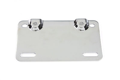 Lamp Bar Mount Plate, Chrome - Click Image to Close