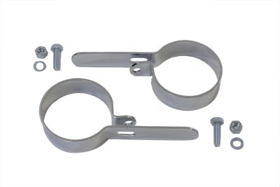 Chrome 2-3/4" Exhaust Hanger Clamps - Click Image to Close