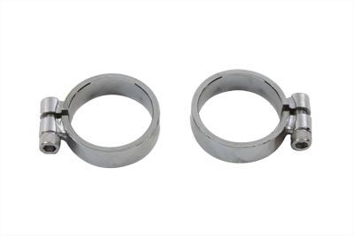 Exhaust Clamp Set Chrome Allen Wide - Click Image to Close
