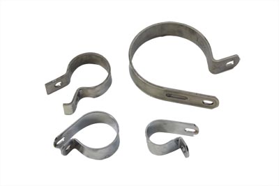 Exhaust Pipe Stainless Steel Clamp Set - Click Image to Close