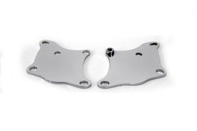 Chrome Front Lower Motor Mounts - Click Image to Close