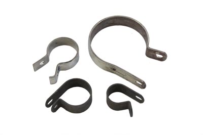Exhaust Parkerized Clamp Set - Click Image to Close