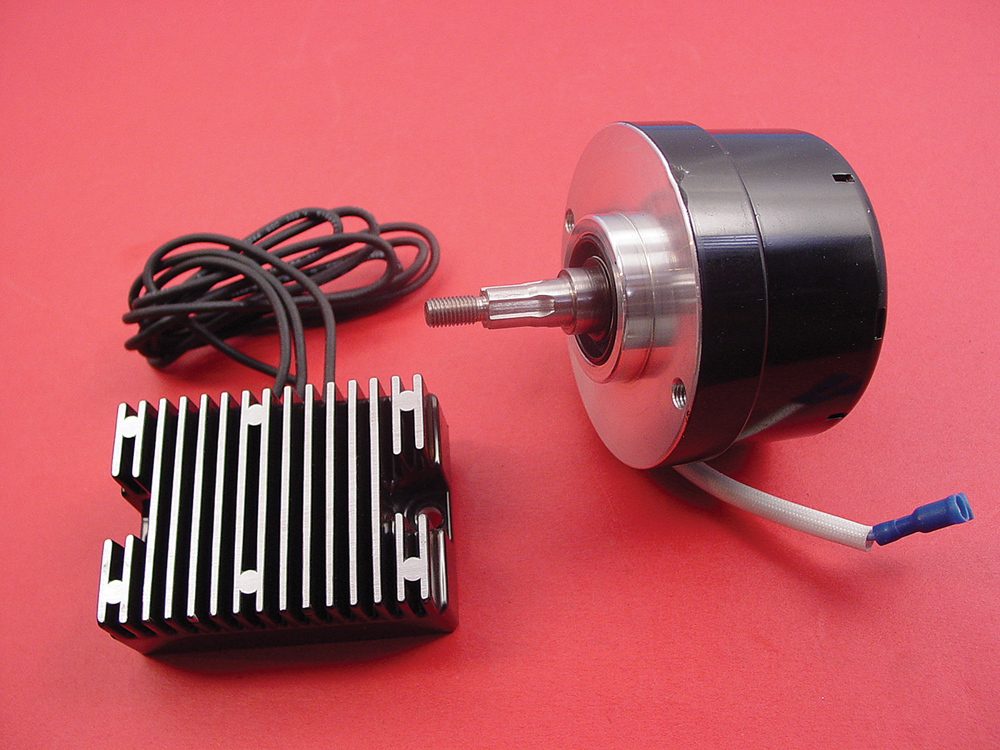 Black 17 Amp Alternator Generator Conversion Kit - Click Image to Close