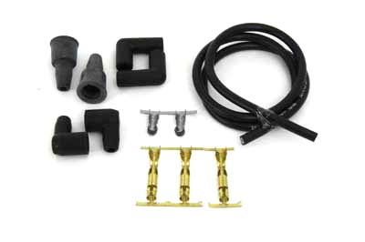 Black 8.5mm Spark Plug Wire Kit - Click Image to Close