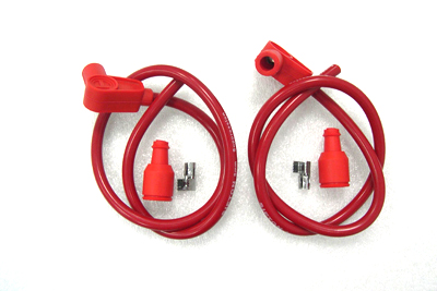 Universal Red 8mm Spark Plug Kit - Click Image to Close