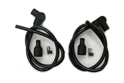 Universal Black 8mm Spark Plug Kit - Click Image to Close
