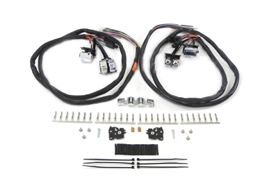 Handlebar Switch Kit Chrome with 60" Wires