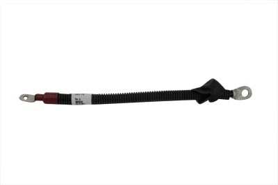 Battery Cable 12" Black Positive - Click Image to Close