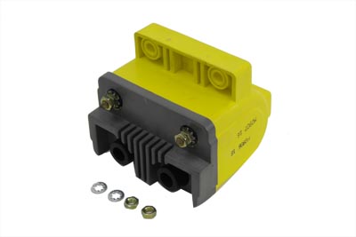 Yellow Super Coil for Points Ignition - Click Image to Close