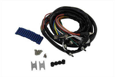Handlebar Wiring and Black Switch Assembly - Click Image to Close