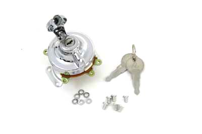 Ignition Key Switch with 5 Terminals - Click Image to Close
