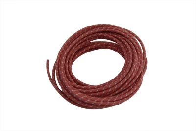 Red 25' Cloth Covered Wire