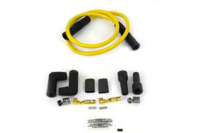 Accel Yellow 8.8mm Spark Plug Wire Kit - Click Image to Close