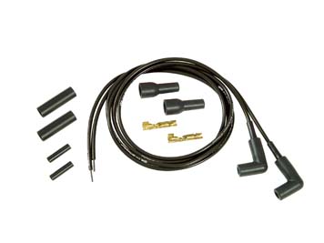 Thundersport Black 5mm Spark Plug Wire Kit - Click Image to Close