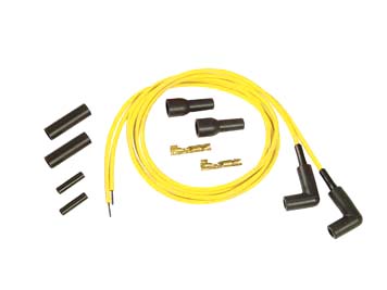 Accel Yellow 5mm Spark Plug Wire Kit - Click Image to Close