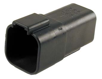 Deutsch Sealed 6 Wire Connector Component - Click Image to Close