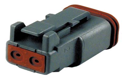 Deutsch Sealed 2 Wire Connector Component - Click Image to Close