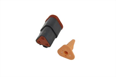Deutsch Sealed 4 Wire Connector Component - Click Image to Close