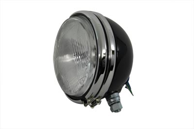 Replica 5-3/4" Round Headlamp 12 Volt - Click Image to Close