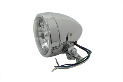 4" Round Headlamp 12 Volt - Click Image to Close