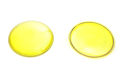 Amber Glass Spotlamp Lens Set - Click Image to Close