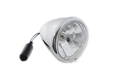 5-3/4" Stretched Headlamp Chrome Plated