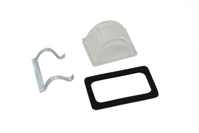 Tail Lamp Clear Plastic Top Lens Kit - Click Image to Close