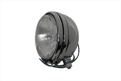 5-3/4" Round Headlamp Assembly Chrome