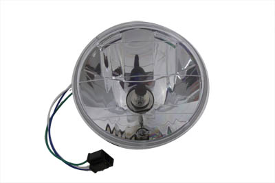 7" Faceted Headlamp Unit - Click Image to Close