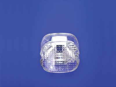 Tail Lamp Lens Laydown Style Clear - Click Image to Close