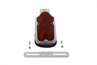 Chrome Tombstone Tail Lamp Assembly - Click Image to Close