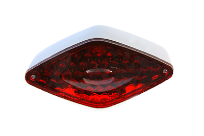 Chrome LED Tail Lamp Diamond Style - Click Image to Close