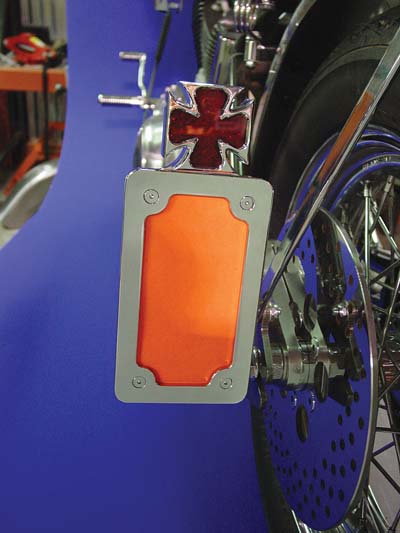 Chrome Billet Vertical Tail Lamp Kit - Click Image to Close