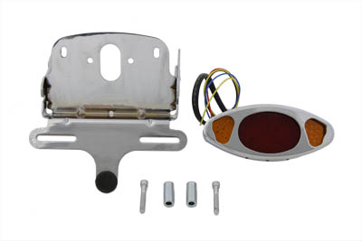 Radii Chrome Oval Tail Lamp Assembly - Click Image to Close
