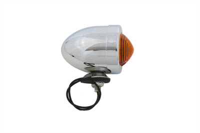 Chrome Bullet Marker Lamp 1 Wire Type - Click Image to Close