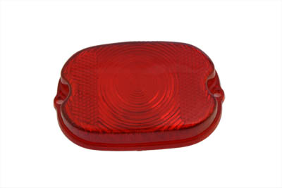 Tail Lamp Stock Type Red Plastic Lens - Click Image to Close