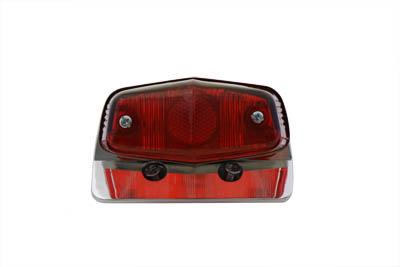 Chrome Sport Tail Lamp Assembly Lucas Style - Click Image to Close