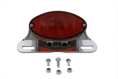 Chrome Cateye LED Tail Lamp Assembly - Click Image to Close