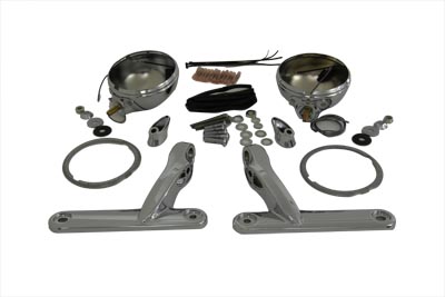 Chrome Spotlamp Shell and Bracket Kit