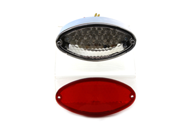 Chrome Cateye Stepped Design Tail Lamp - Click Image to Close