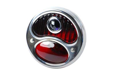 Polished Round Tail Lamp LED - Click Image to Close